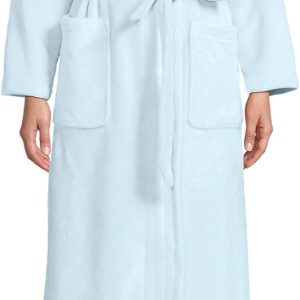 Women's Cozy Plush Long Wrap Robe